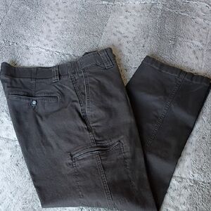 Lee Extreme Comfort Men's Dark Gray Casual Pants Cotton 98% 2%spabdex 33x30 NWOT
